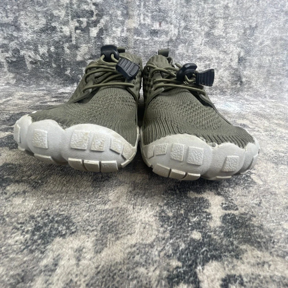 Nortiv 8 Aqua Shoes Mens 4 Olive Green Lightweight Quick Dry Water Shoes